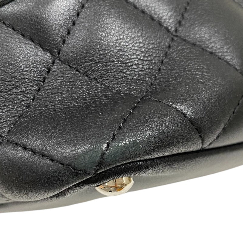 シャネル CHANEL カンボンライントート ミディアム A25167 ブラック シルバー金具 カーフ レディース トートバッグ