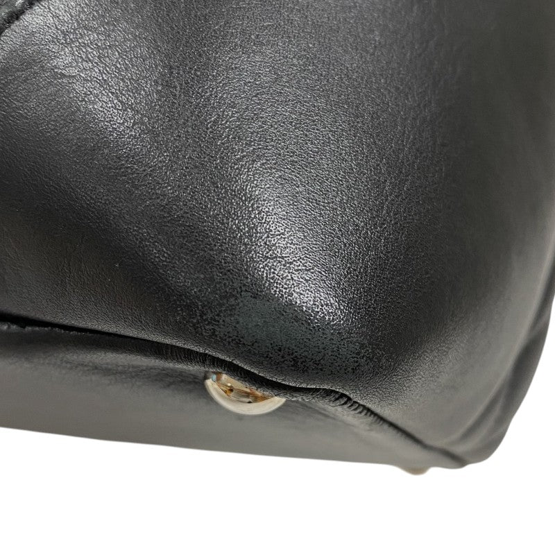 シャネル CHANEL カンボンライントート ミディアム A25167 ブラック シルバー金具 カーフ レディース トートバッグ