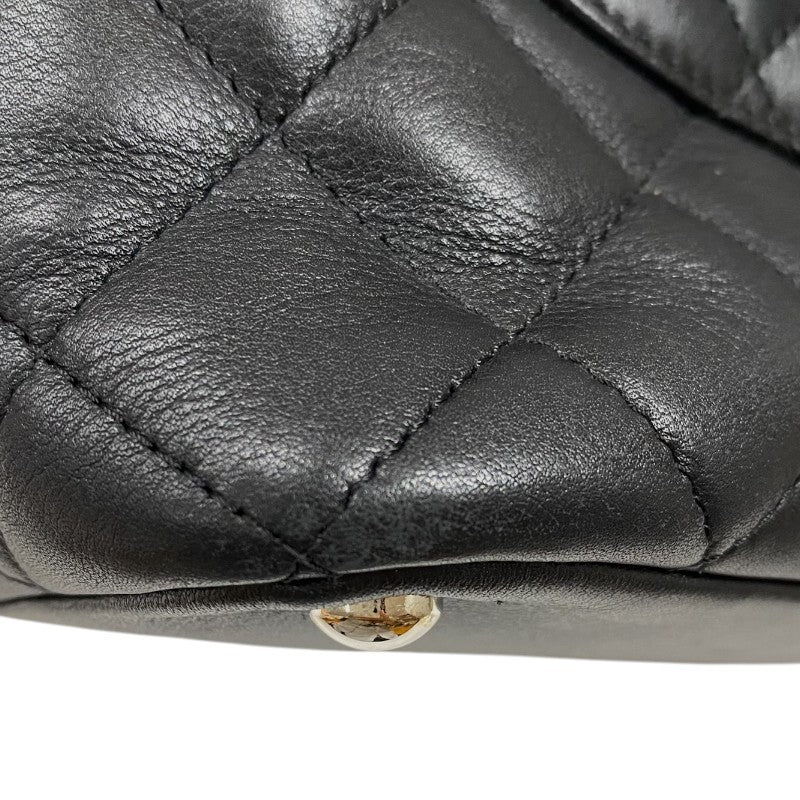 シャネル CHANEL カンボンライントート ミディアム A25167 ブラック シルバー金具 カーフ レディース トートバッグ