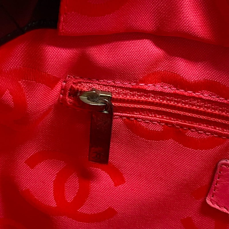 シャネル CHANEL カンボンライントート ミディアム A25167 ブラック シルバー金具 カーフ レディース トートバッグ