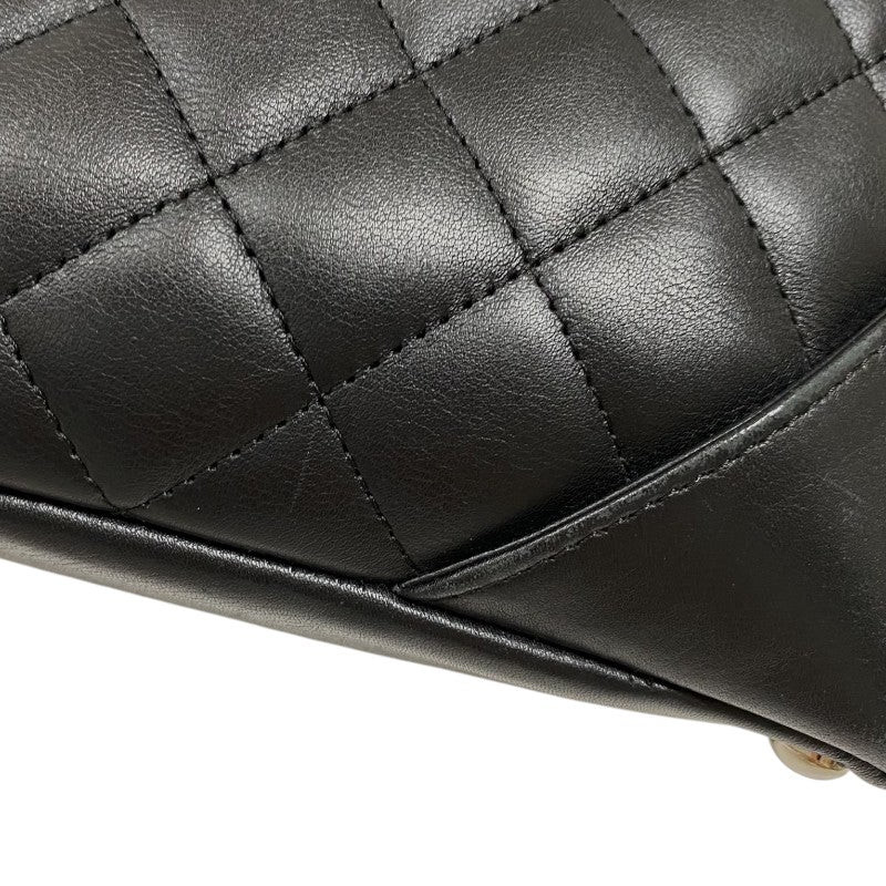 シャネル CHANEL カンボンライントート ミディアム A25167 ブラック シルバー金具 カーフ レディース トートバッグ