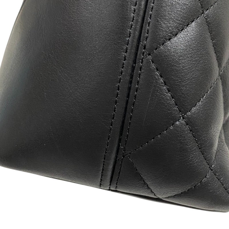 シャネル CHANEL カンボンライントート ミディアム A25167 ブラック シルバー金具 カーフ レディース トートバッグ