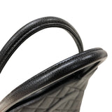 シャネル CHANEL 復刻トート A01804 ブラック シルバー金具 キャビアスキン レディース ハンドバッグ