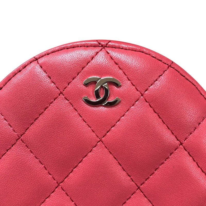 シャネル CHANEL マトラッセ チェーンショルダーバッグ AP0245 29番台 ピンク シルバー金具 ラムスキン レディース ショルダーバッグ