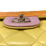 シャネル CHANEL マトラッセ30 A58600 オレンジ/イエロー/ピンク ゴールド金具 ラムスキン レディース ショルダーバッグ