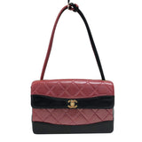 シャネル CHANEL マトラッセ フラップバッグ A16806 レッド/ブラック ゴールド金具 ラムスキン レディース トートバッグ