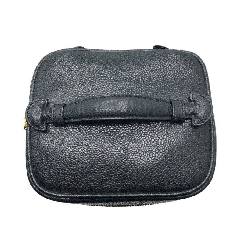 シャネル CHANEL ココマーク　バニティ A01998 ブラック　GD金具 キャビア レディース ハンドバッグ