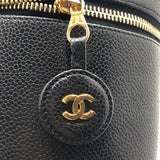 シャネル CHANEL ココマーク　バニティ A01998 ブラック　GD金具 キャビア レディース ハンドバッグ