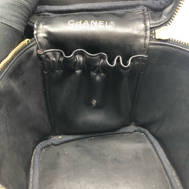シャネル CHANEL ココマーク　バニティ A01998 ブラック　GD金具 キャビア レディース ハンドバッグ