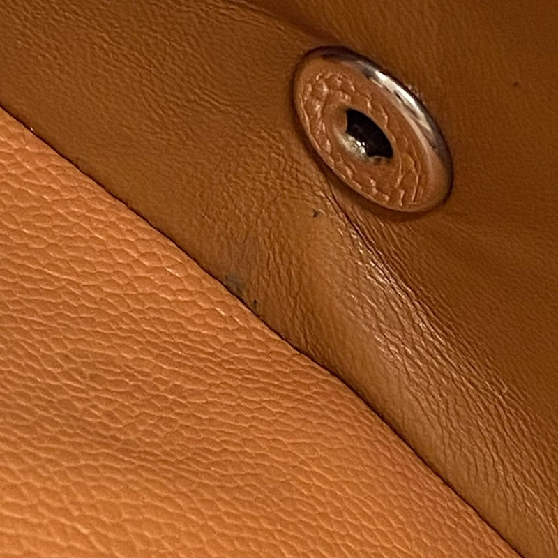 シャネル CHANEL マトラッセ25 A01112 ブラウン シルバー金具 キャビアスキン レディース ショルダーバッグ