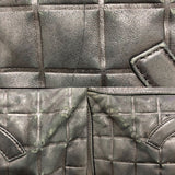 シャネル CHANEL チョコバー セミショルダーバッグ A17365 ブラック ゴールド金具 ラム レディース ハンドバッグ