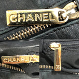 シャネル CHANEL チョコバー セミショルダーバッグ A17365 ブラック ゴールド金具 ラム レディース ハンドバッグ
