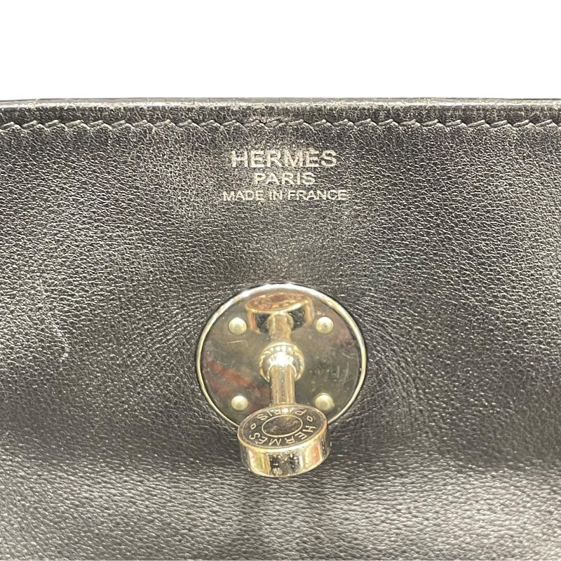 エルメス HERMES リンディ30 □K刻 ブラック×シルバー金具 　　エバーカラー レディース ショルダーバッグ