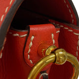 エルメス HERMES ロウリス23 X刻 ルージュトマト ゴールド金具 エバーカラー レディース ショルダーバッグ