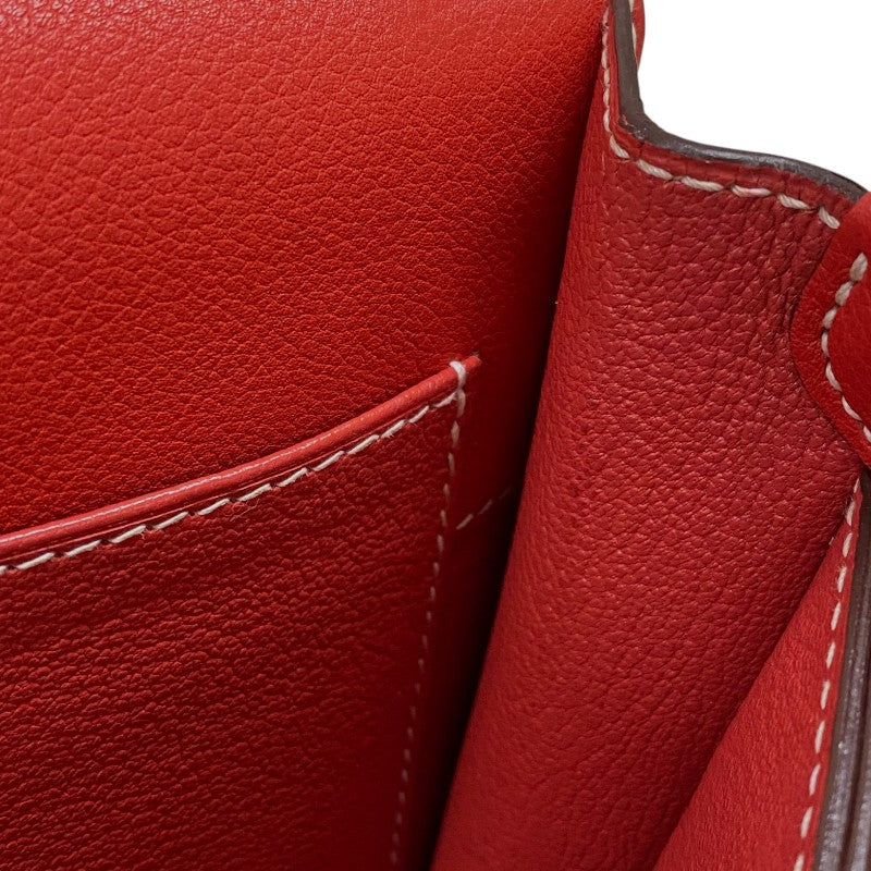 エルメス HERMES ロウリス23 X刻 ルージュトマト ゴールド金具 エバーカラー レディース ショルダーバッグ