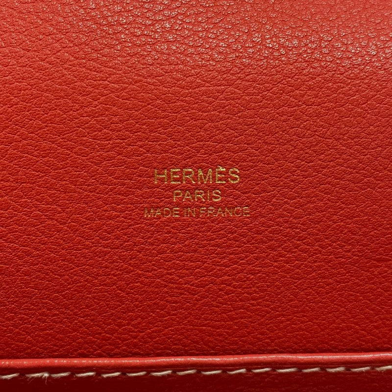 エルメス HERMES ロウリス23 X刻 ルージュトマト ゴールド金具 エバーカラー レディース ショルダーバッグ