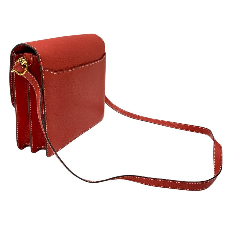 エルメス HERMES ロウリス23 X刻 ルージュトマト ゴールド金具 エバーカラー レディース ショルダーバッグ