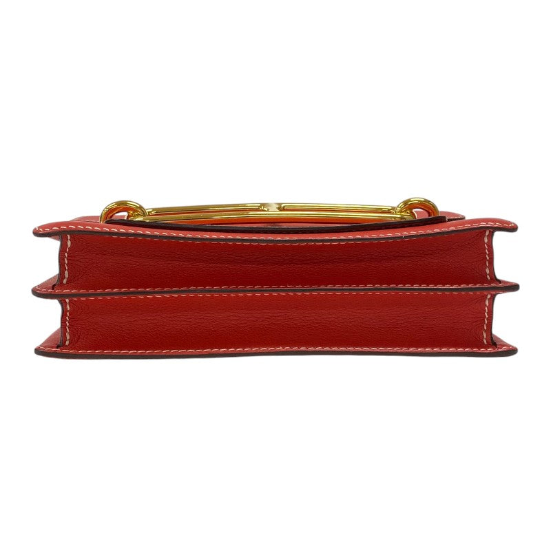 エルメス HERMES ロウリス23 X刻 ルージュトマト ゴールド金具 エバーカラー レディース ショルダーバッグ