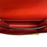 エルメス HERMES ロウリス23 X刻 ルージュトマト ゴールド金具 エバーカラー レディース ショルダーバッグ