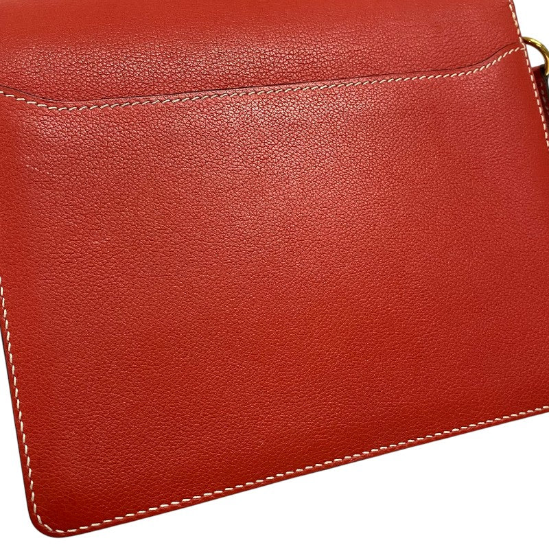 エルメス HERMES ロウリス23 X刻 ルージュトマト ゴールド金具 エバーカラー レディース ショルダーバッグ
