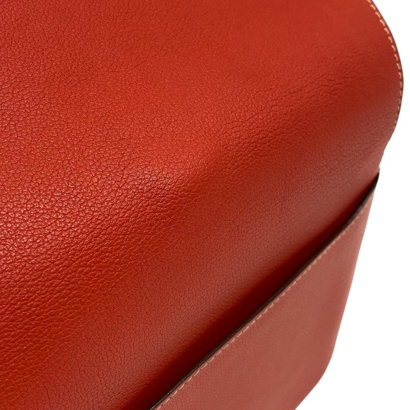 エルメス HERMES ロウリス23 X刻 ルージュトマト ゴールド金具 エバーカラー レディース ショルダーバッグ