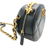 シャネル CHANEL CHANEL19 チェーンクラッチ AP0945 ブラック/SV/GD ラム レディース ショルダーバッグ