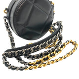 シャネル CHANEL CHANEL19 チェーンクラッチ AP0945 ブラック/SV/GD ラム レディース ショルダーバッグ