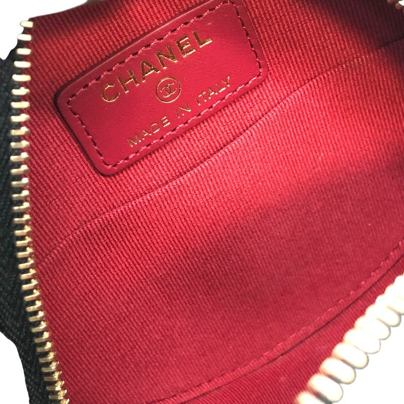 シャネル CHANEL CHANEL19 チェーンクラッチ AP0945 ブラック/SV/GD ラム レディース ショルダーバッグ