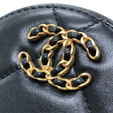 シャネル CHANEL CHANEL19 チェーンクラッチ AP0945 ブラック/SV/GD ラム レディース ショルダーバッグ