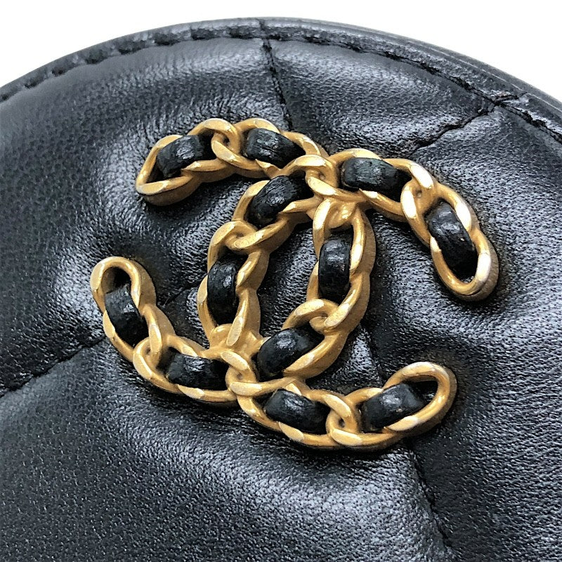 シャネル CHANEL CHANEL19 チェーンクラッチ AP0945 ブラック/SV/GD ラム レディース ショルダーバッグ