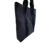 エルメス HERMES フールトゥカバス ネイビー×ブラック トワル ユニセックス トートバッグ