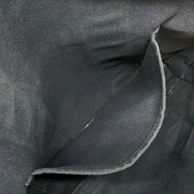 エルメス HERMES フールトゥカバス ネイビー×ブラック トワル ユニセックス トートバッグ