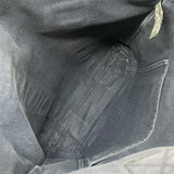 エルメス HERMES フールトゥカバス ネイビー×ブラック トワル ユニセックス トートバッグ