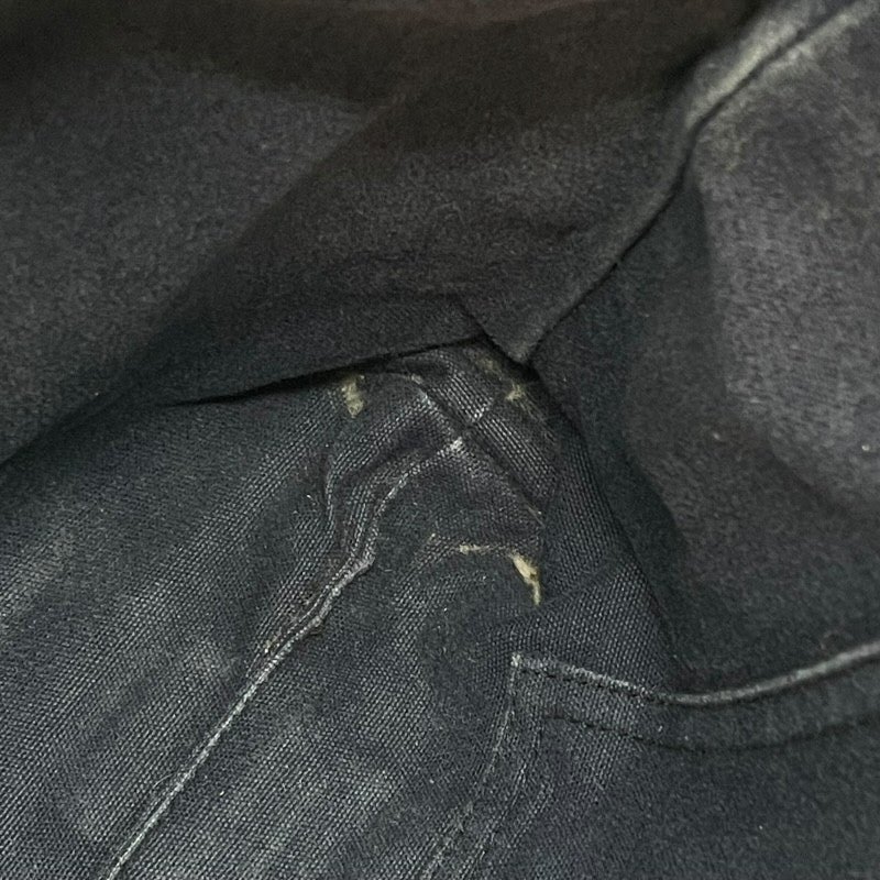 エルメス HERMES フールトゥカバス ネイビー×ブラック トワル ユニセックス トートバッグ