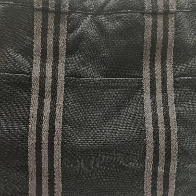 エルメス HERMES フールトゥMM トートバッグ ブラック×SV金具 キャンバス ユニセックス トートバッグ