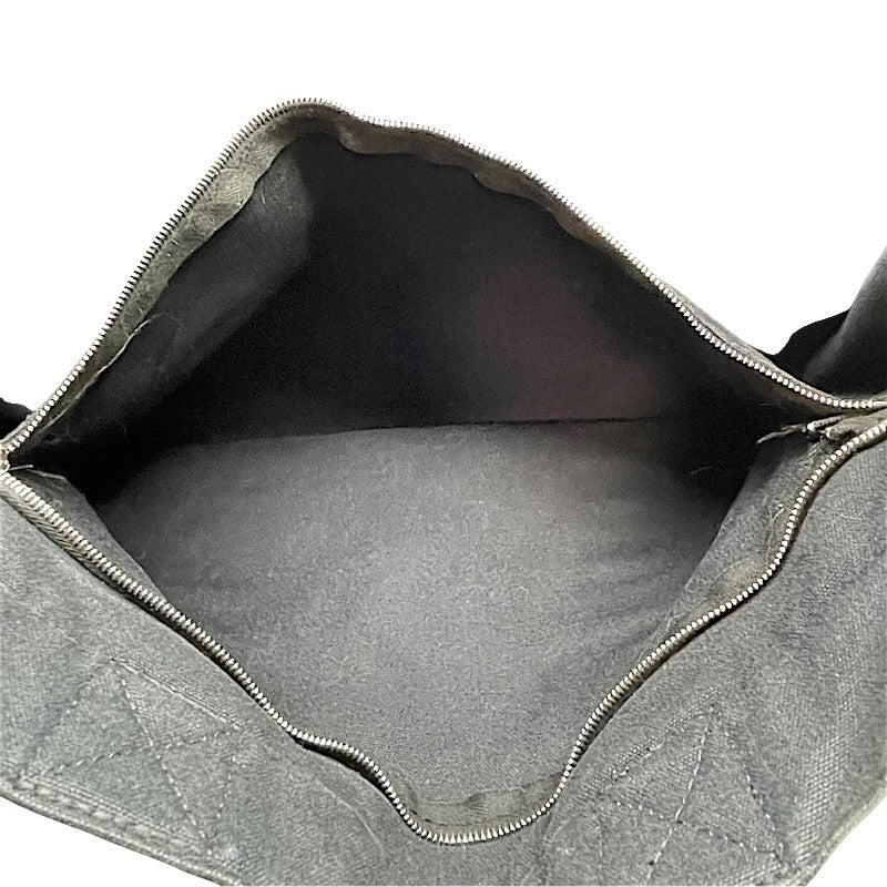 エルメス HERMES フールトゥMM トートバッグ ブラック×SV金具 キャンバス ユニセックス トートバッグ