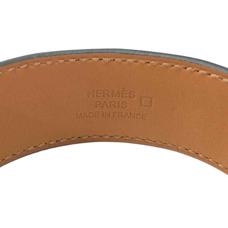 エルメス HERMES コリエドシアン24 T2 U刻 ミント シルバー金具 アリゲーター レディース ブレスレット
