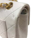 シャネル CHANEL マトラッセ23 A01113 ホワイト ゴールド金具 ラムスキン レディース ショルダーバッグ
