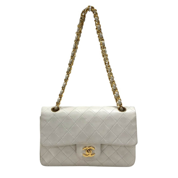 シャネル CHANEL マトラッセ23 A01113 ホワイト ゴールド金具 ラムスキン レディース ショルダーバッグ