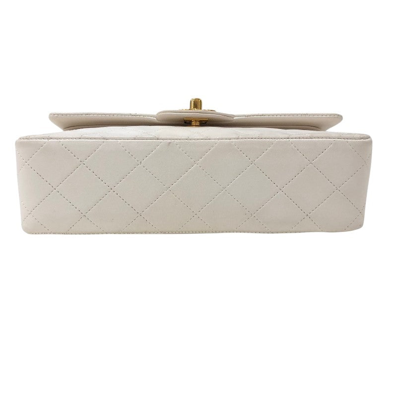 シャネル CHANEL マトラッセ23 A01113 ホワイト ゴールド金具 ラムスキン レディース ショルダーバッグ