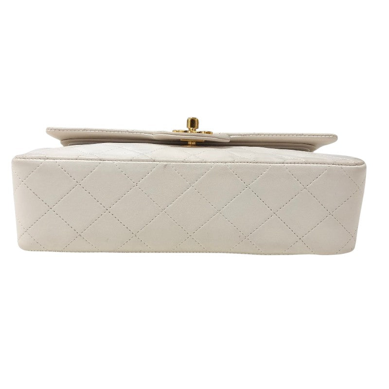 シャネル CHANEL マトラッセ23 A01113 ホワイト ゴールド金具 ラムスキン レディース ショルダーバッグ