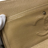 シャネル CHANEL マトラッセ25 A01112 ベージュ ゴールド金具 キャビアスキン レディース ショルダーバッグ