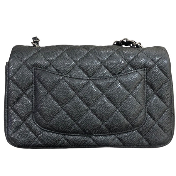 シャネル CHANEL ミニマトラッセ20 A69900 ブラック　シルバー金具 キャビア レディース ショルダーバッグ