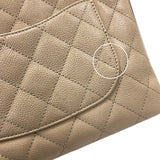 シャネル CHANEL PSTチェーントートバッグ A50994 ベージュ シルバー金具 キャビアスキン レディース トートバッグ