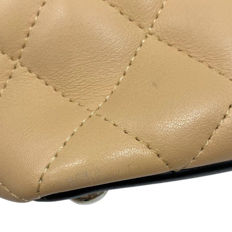 シャネル CHANEL カンボンライントート ミディアム A25167 ベージュ シルバー金具 カーフ レディース トートバッグ