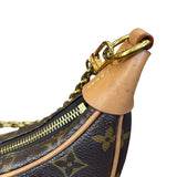 ルイ・ヴィトン LOUIS VUITTON ループ M81098 ブラウン　GD金具 モノグラムキャンバス レディース ショルダーバッグ