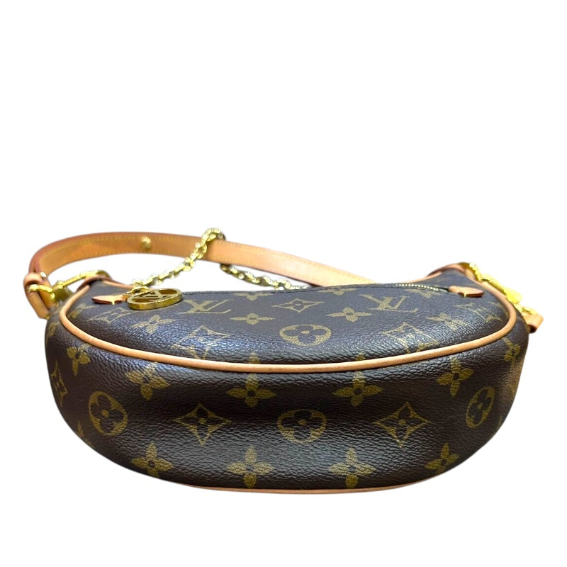 ルイ・ヴィトン LOUIS VUITTON ループ M81098 ブラウン　GD金具 モノグラムキャンバス レディース ショルダーバッグ