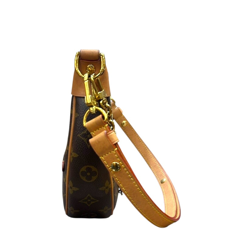 ルイ・ヴィトン LOUIS VUITTON ループ M81098 ブラウン　GD金具 モノグラムキャンバス レディース ショルダーバッグ