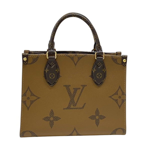 ルイ・ヴィトン LOUIS VUITTON オンザゴーPM M46373 モノグラムリバース レディース ハンドバッグ ショルダーバッグ