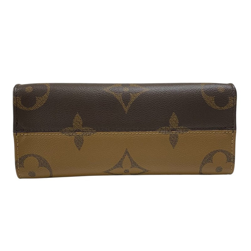 ルイ・ヴィトン LOUIS VUITTON オンザゴーPM M46373 モノグラムリバース レディース ハンドバッグ ショルダーバッグ